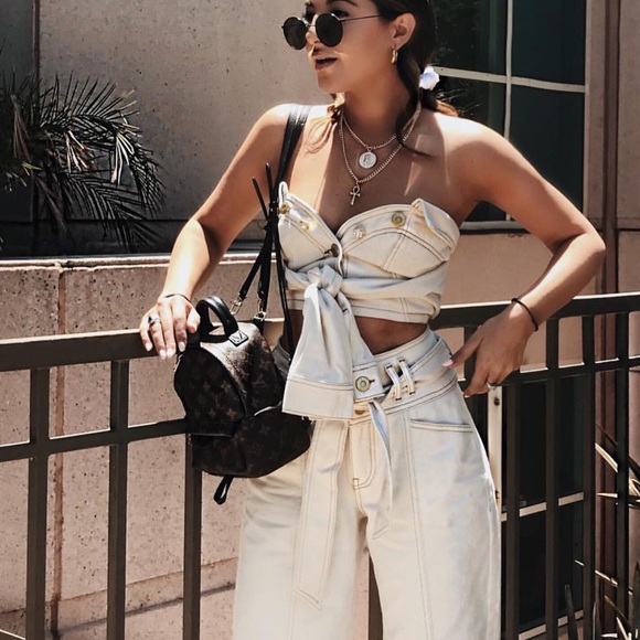 Beige denim set from river island - Picture 2 of 3